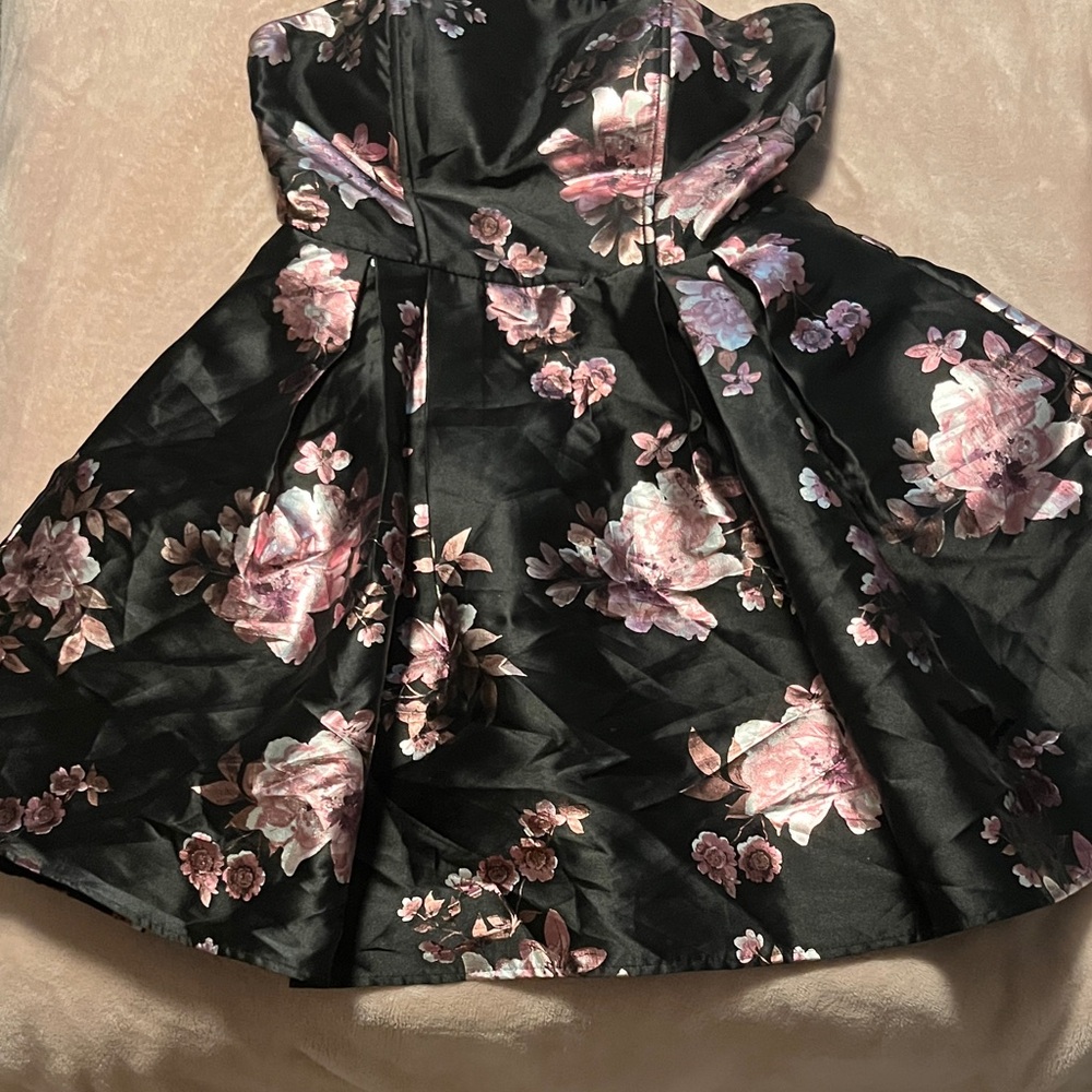 Windsor Black and Pink Floral Dress